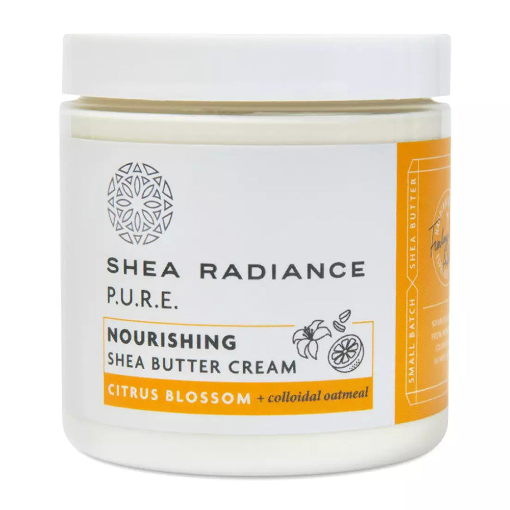 Shea Radiance Pure Nourishing Shea Butter Cream, Citrus Blossom, 8 Oz